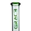 Cylinder Bong with Twin Honeycomb Percs and Ice Pinch