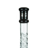 Spike' Cylinder Bong in Ice Black