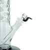 Spike' Cylinder Bong in Ice Black