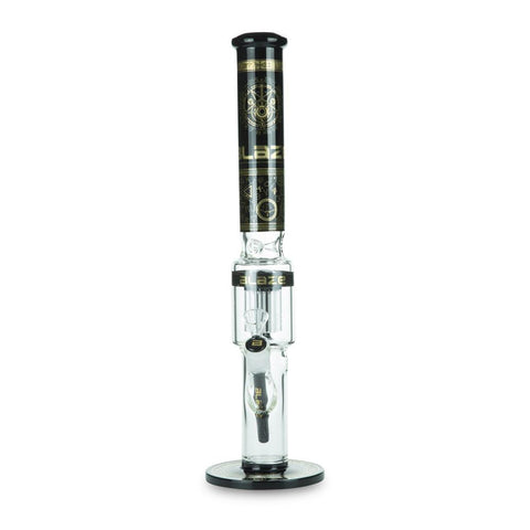 Ice Bong with 10-Arm Tree Perc with Colored Glass