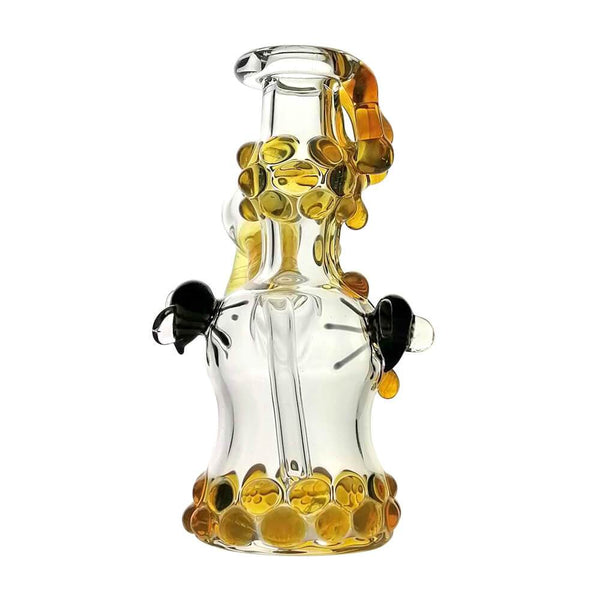Bumblebee Honey Bubbler Oil Rig | Lion Glass