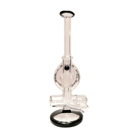 Blaze Glass Mini Donut Inline Oil Bong- Straight