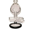 Blaze Glass Mini Donut Inline Oil Bong- Straight