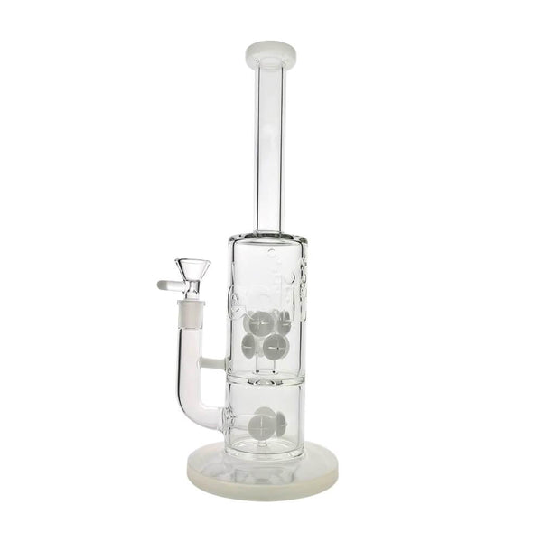 Stemless Button Diffuser Cross Perc Bong | EDIT Collection
