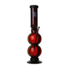 Coloured Acrylic Double Bubble Bong