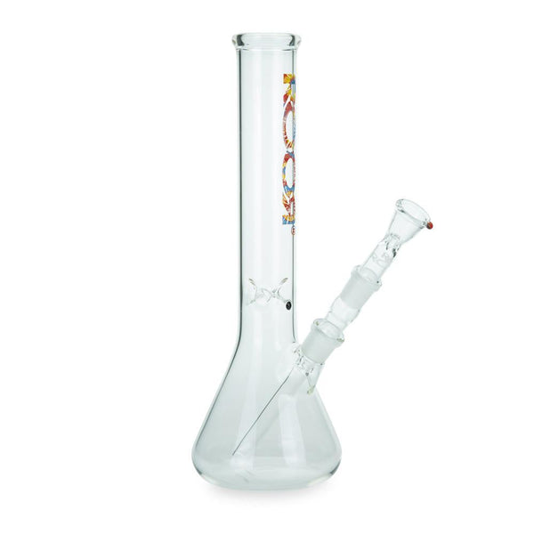 Custom Little Sista Ice Bong 18.8mm Tie Dye Logo Series