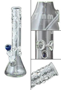 7mm Glass Bong Messias Illusion Ice 7mm