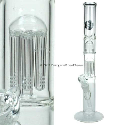 Percolator Glass Bong With Splash Guard