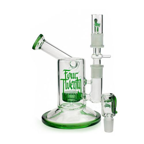 Inline Drum Diffuser Perc Bubbler Rig Green