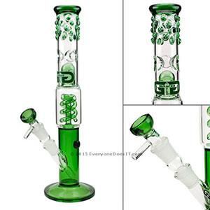 Grace Glass Green Cane Bong