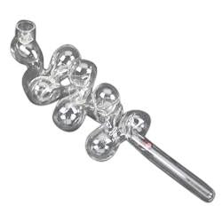 RedEye Clear Thick Molecule Glass Pipe