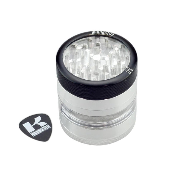 Clear Top Four Piece Grinder Jar Medium