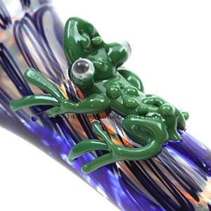 Helio Coil Spoon Pipe With Frog