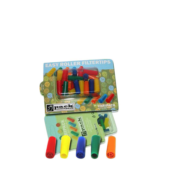 Multicoloured Re-usable Filter Tips Single Pack x 25 Tips