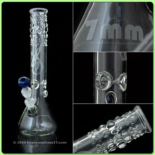 7mm Glass Bong Messias Illusion Ice 7mm