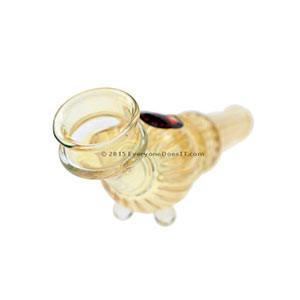 Small Venetian Glass Hand Pipe