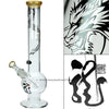 Glass Bong GTI Series Golden Dragon Bong
