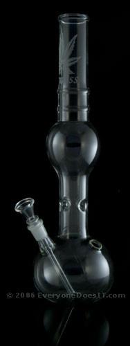 Glass Bong 2 Bubble Ice Chamber