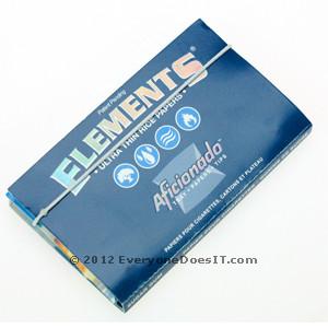 Rolling Papers Regular Size Aficionado with Tray and Tips Single Pack
