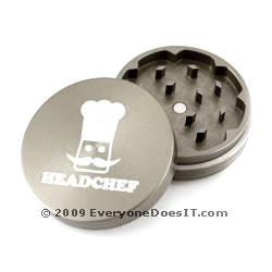 Hard-Anodized Grinder 2-Piece Gray