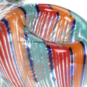 Ribbons Glass Bubbler