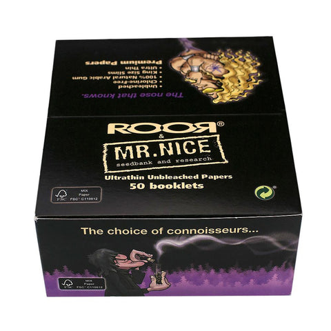 Ultra Thin King Size Slim Unbleached Mr. Nice Rolling Papers
