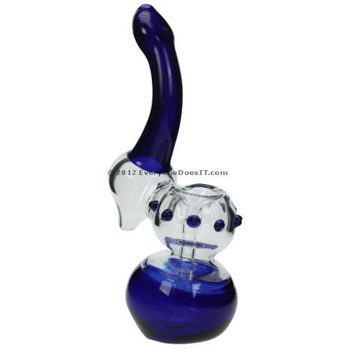 The Blues Glass Bubbler